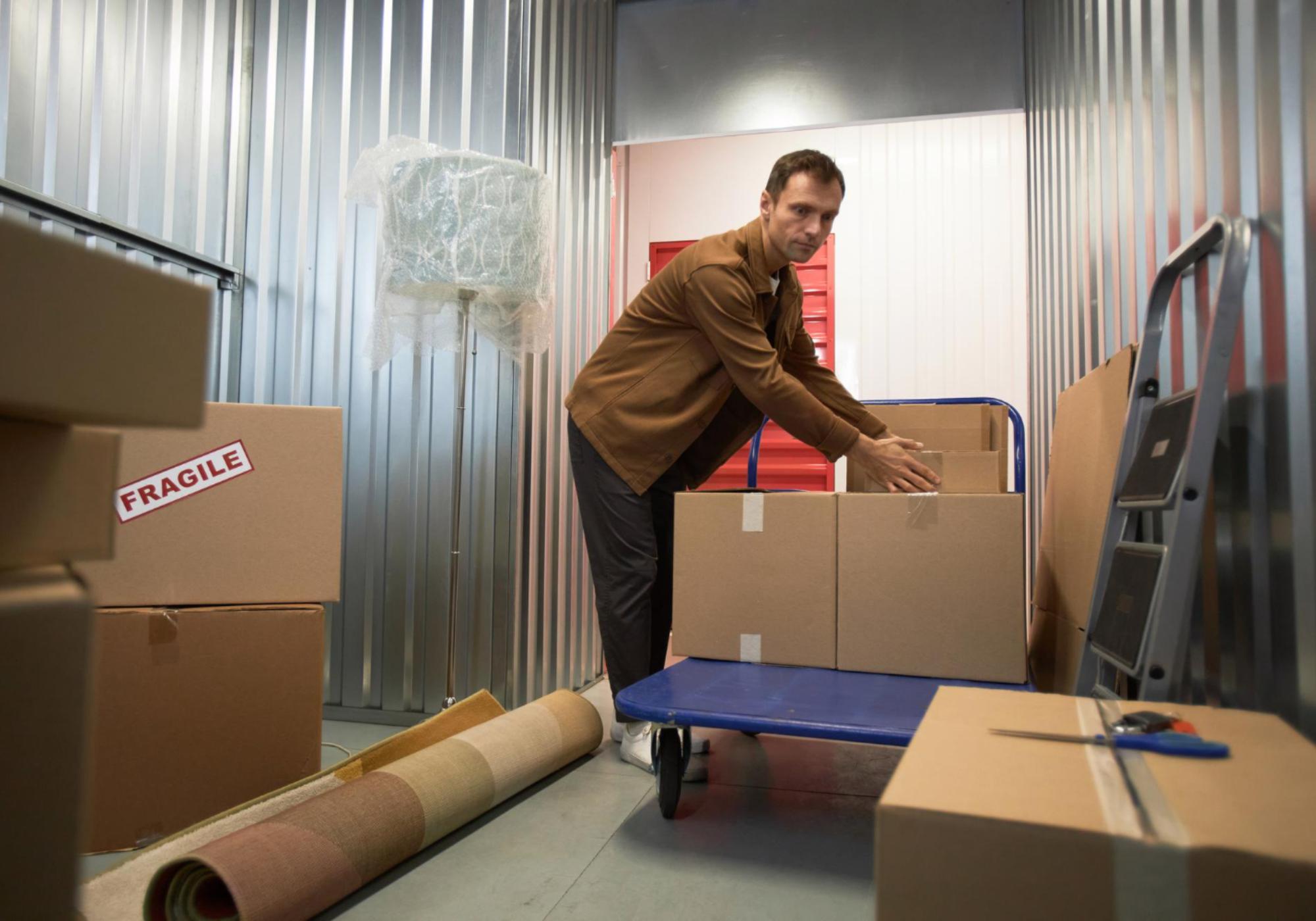 furniture being loaded moving truck