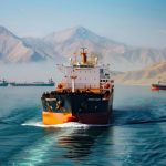 cargo ships passing throught the strait of hormuz